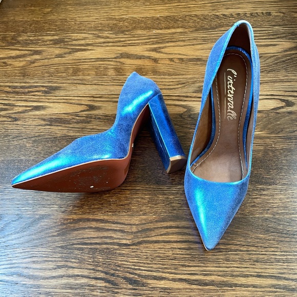 L'INTERVALLE Blue Heels - Picture 2 of 2